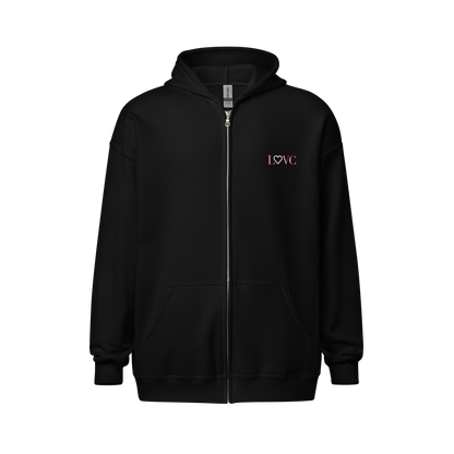 HOODIE CON CAPUCHA Y CREMALLERA MUJER LOGO CLASSIC