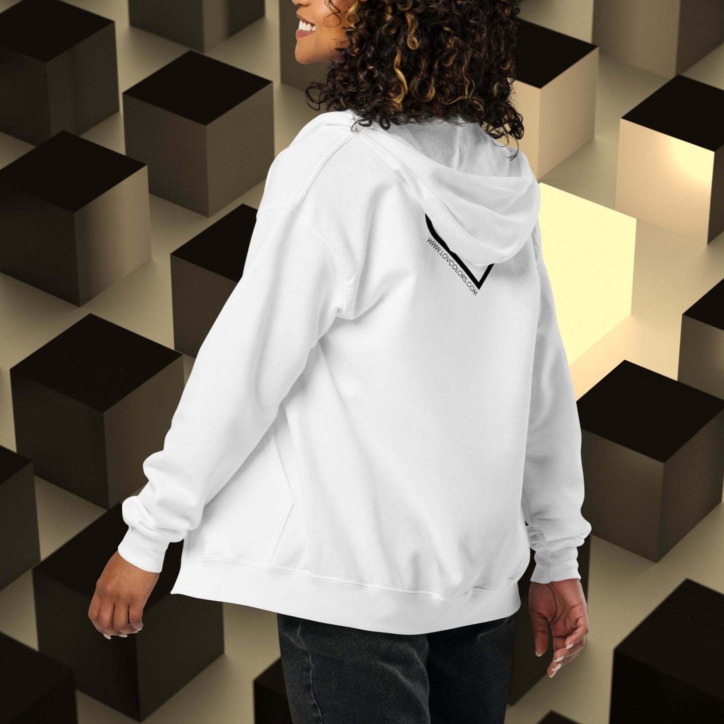 HOODIE CON CAPUCHA Y CREMALLERA MUJER INFINITE