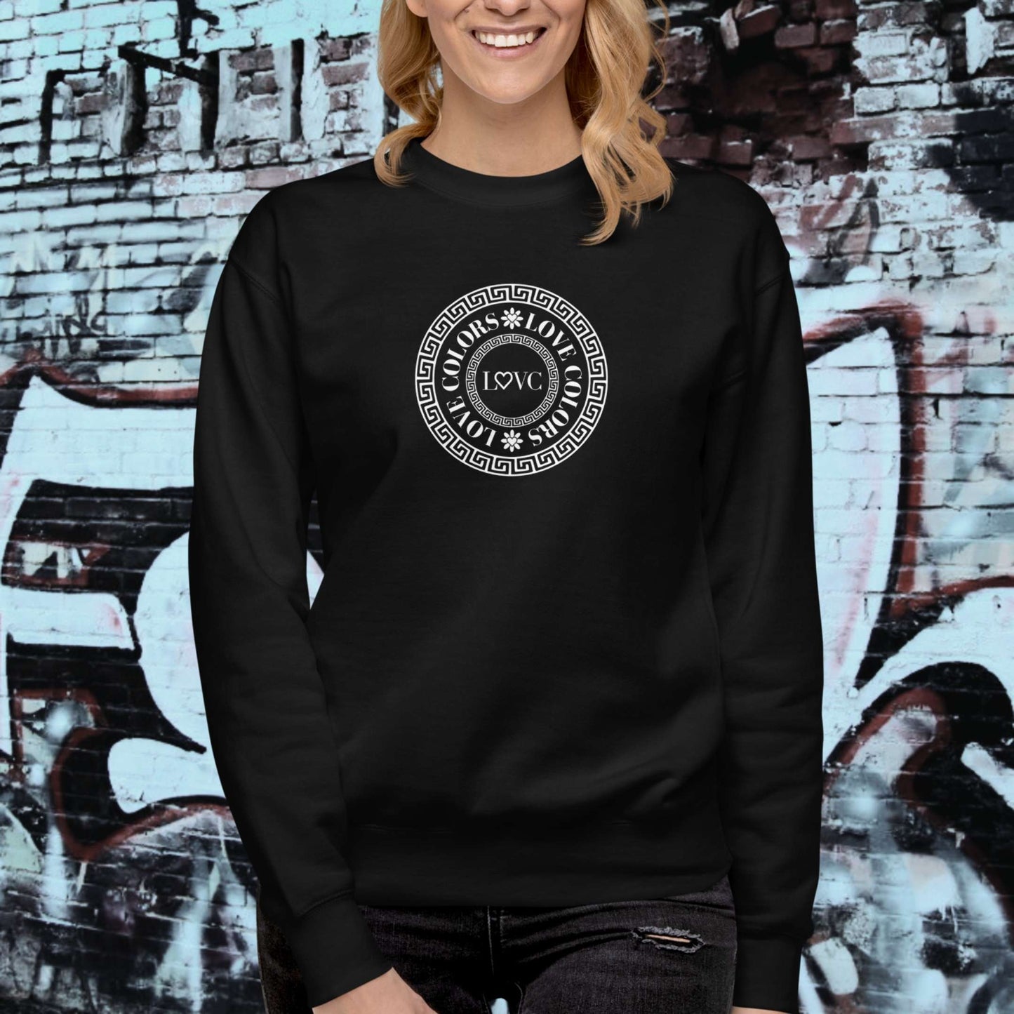 SUDADERA GRUESA MUJER LOGOXL CÍRCULO