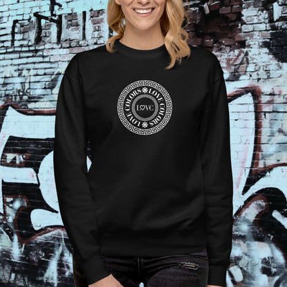 SUDADERA GRUESA MUJER LOGOXL CÍRCULO