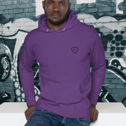 HOODIE CON CAPUCHA HOMBRE 2CUORE BLACK