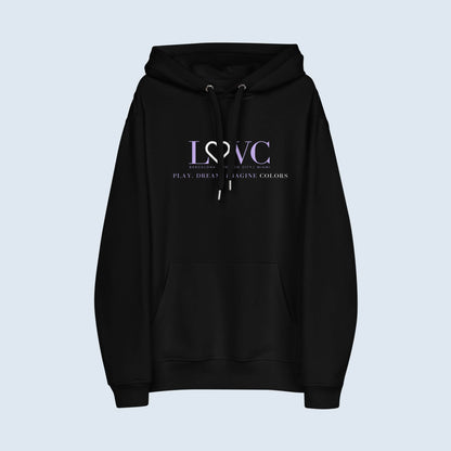 HOODIE PREMIUM CON CAPUCHA ECO HOMBRE BLACK SLOGAN