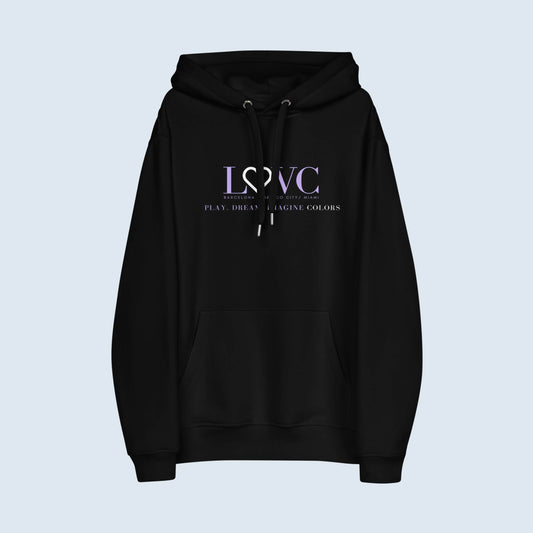 HOODIE PREMIUM CON CAPUCHA ECO HOMBRE BLACK SLOGAN