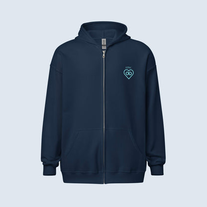 HOODIE CON CAPUCHA Y CREMALLERA HOMBRE INFINITE