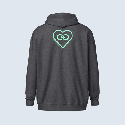 HOODIE CON CAPUCHA Y CREMALLERA MUJER INFINITE