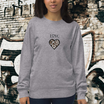 SUDADERA ORGÁNICA MUJER ANIMAL PRINT