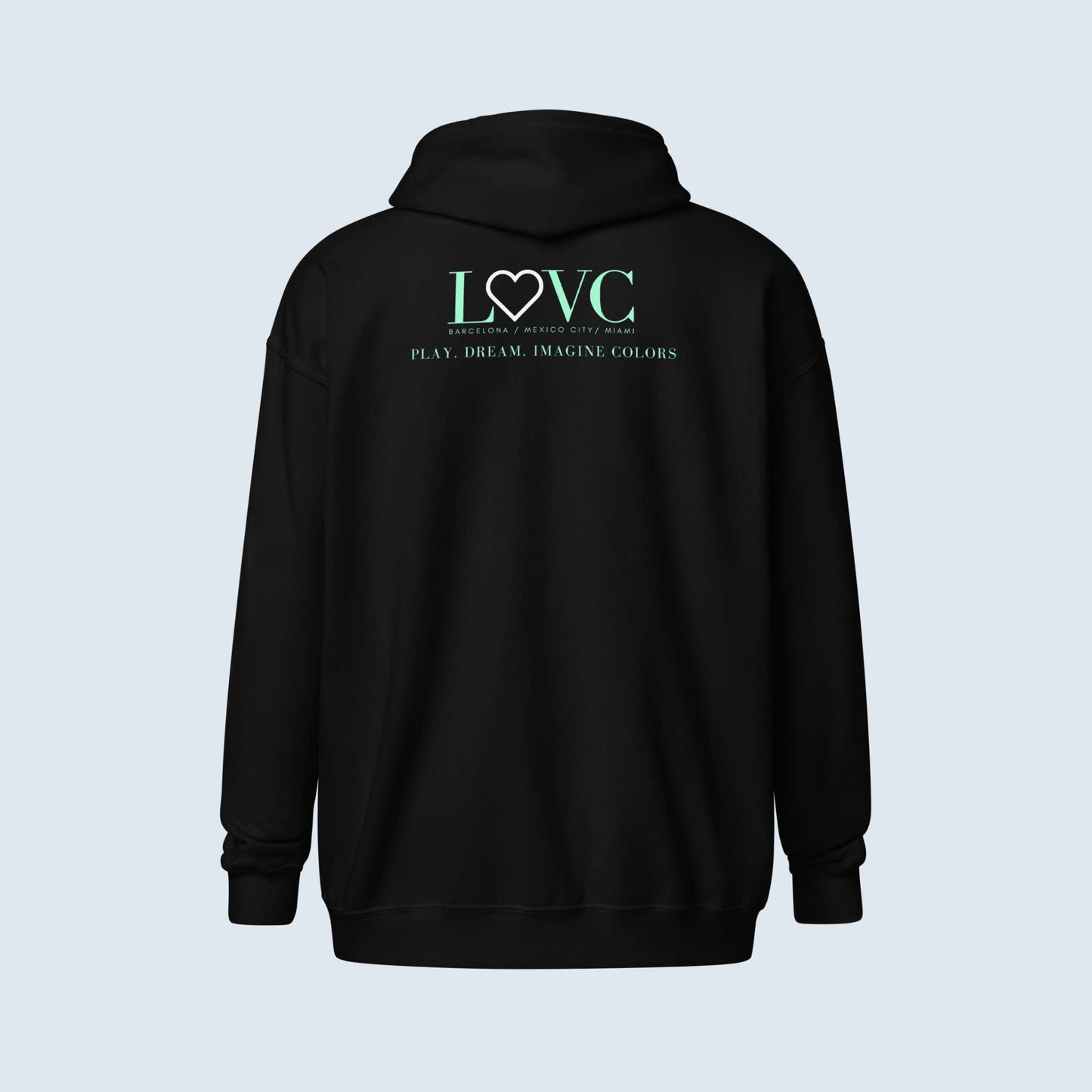 HOODIE CON CAPUCHA Y CREMALLERA MUJER LOGO CLASSIC