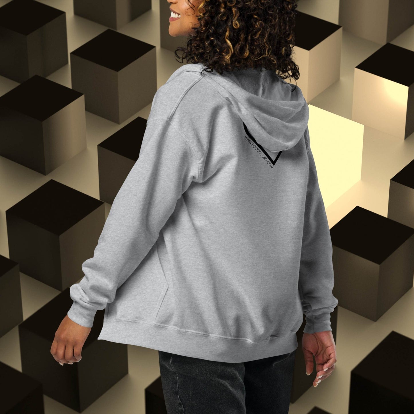 HOODIE CON CAPUCHA Y CREMALLERA MUJER INFINITE