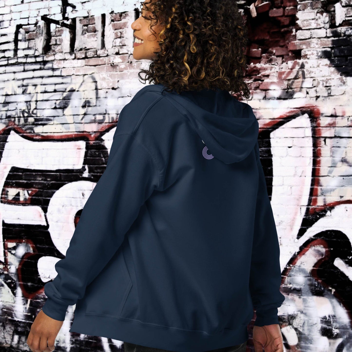 HOODIE CON CAPUCHA Y CREMALLERA MUJER COOL