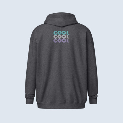 HOODIE CON CAPUCHA Y CREMALLERA HOMBRE COOL
