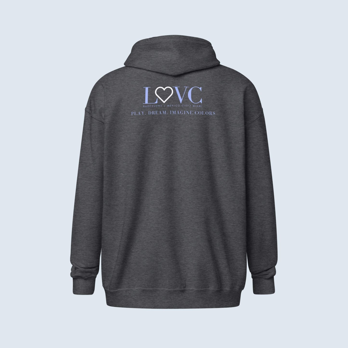 HOODIE CON CAPUCHA Y CREMALLERA MUJER LOGO CLASSIC