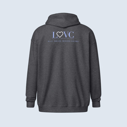 HOODIE CON CAPUCHA Y CREMALLERA MUJER LOGO CLASSIC