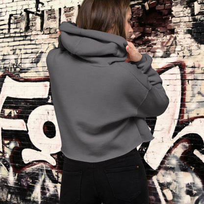 HOODIE CORTA CON CAPUCHA MUJER ANIMAL PRINT
