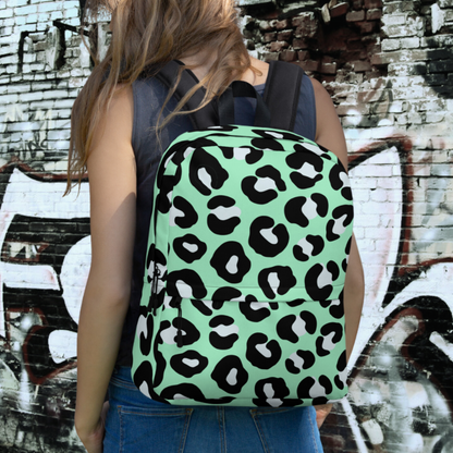 MOCHILA ANIMAL PRINT VERDE