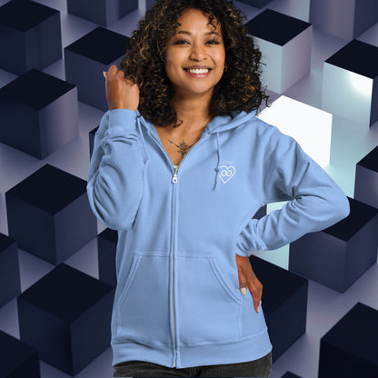 HOODIE CON CAPUCHA Y CREMALLERA MUJER INFINITE