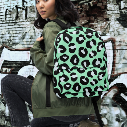 MOCHILA ANIMAL PRINT VERDE