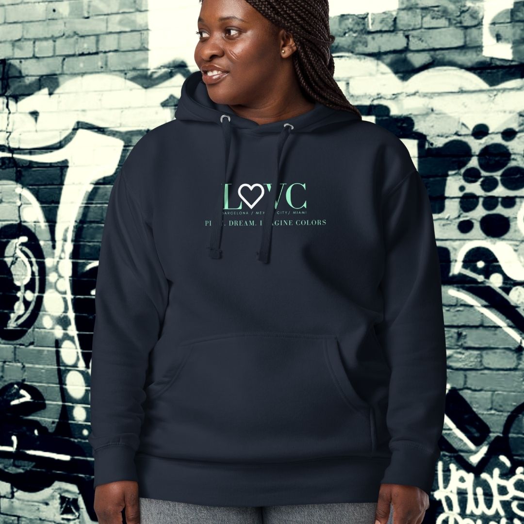 HOODIE CON CAPUCHA MUJER SLOGAN
