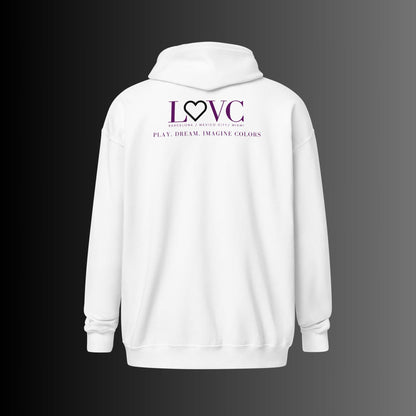 HOODIE CON CAPUCHA Y CREMALLERA HOMBRE LOGO CLASSIC
