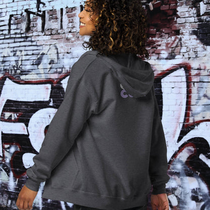 HOODIE CON CAPUCHA Y CREMALLERA MUJER COOL