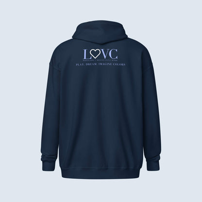 HOODIE CON CAPUCHA Y CREMALLERA HOMBRE LOGO CLASSIC