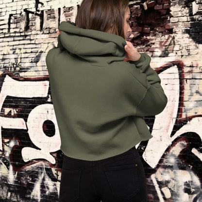 HOODIE CORTA CON CAPUCHA MUJER ANIMAL PRINT