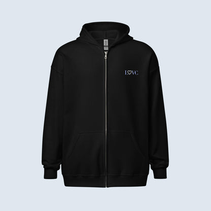 HOODIE CON CAPUCHA Y CREMALLERA MUJER LOGO CLASSIC
