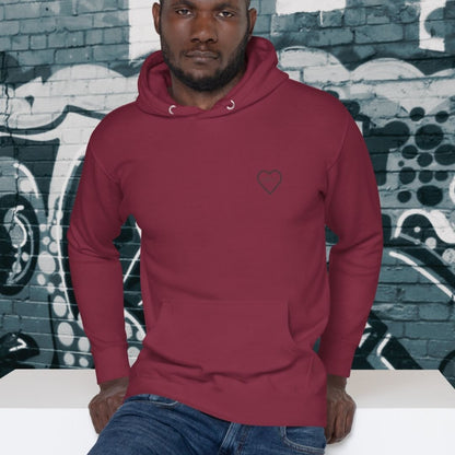 HOODIE CON CAPUCHA HOMBRE 2CUORE BLACK
