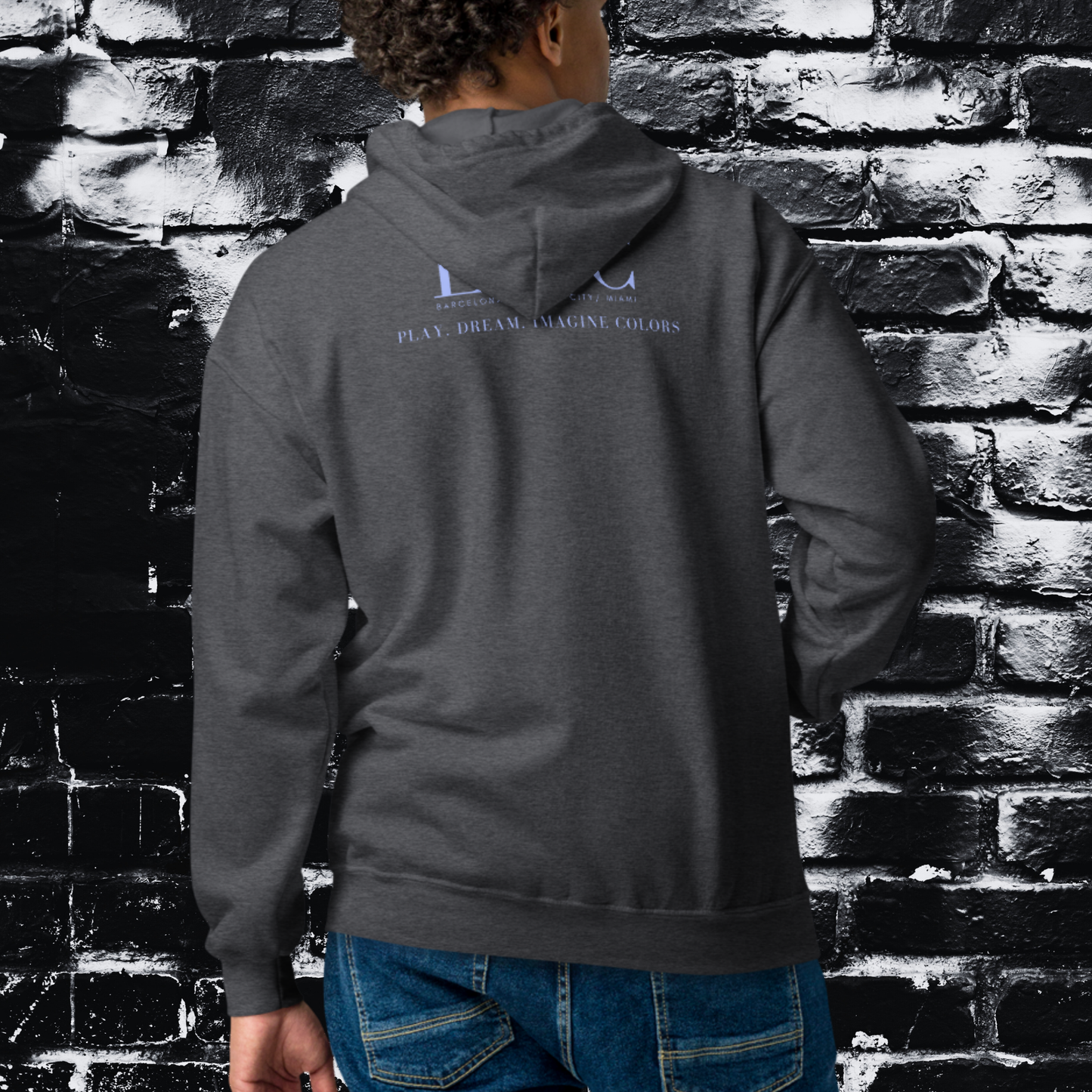 HOODIE CON CAPUCHA Y CREMALLERA HOMBRE LOGO CLASSIC