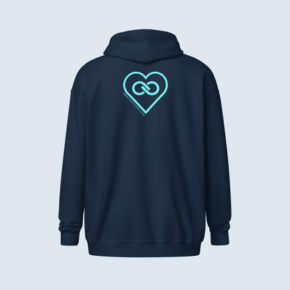 HOODIE CON CAPUCHA Y CREMALLERA HOMBRE INFINITE