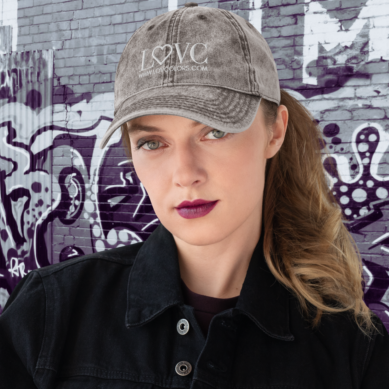 GORRA VINTAGE MUJER LOGO