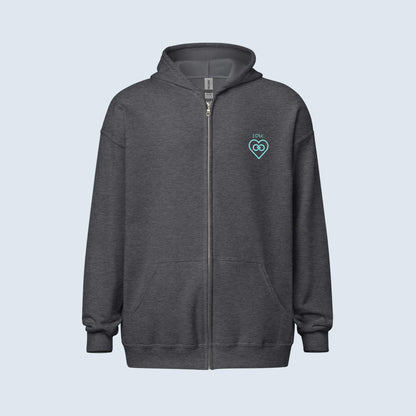 HOODIE CON CAPUCHA Y CREMALLERA HOMBRE INFINITE