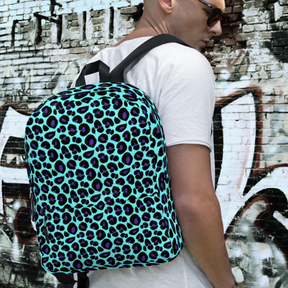 MOCHILA ANIMAL PRINT AZUL