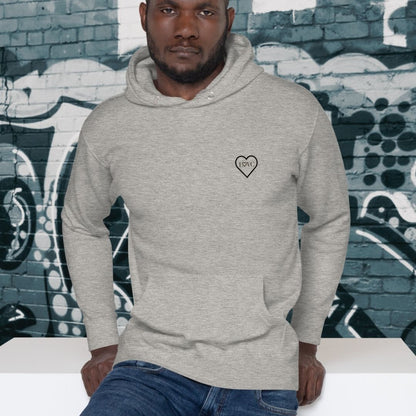 HOODIE CON CAPUCHA HOMBRE 2CUORE BLACK