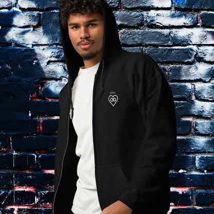 HOODIE CON CAPUCHA Y CREMALLERA HOMBRE INFINITE