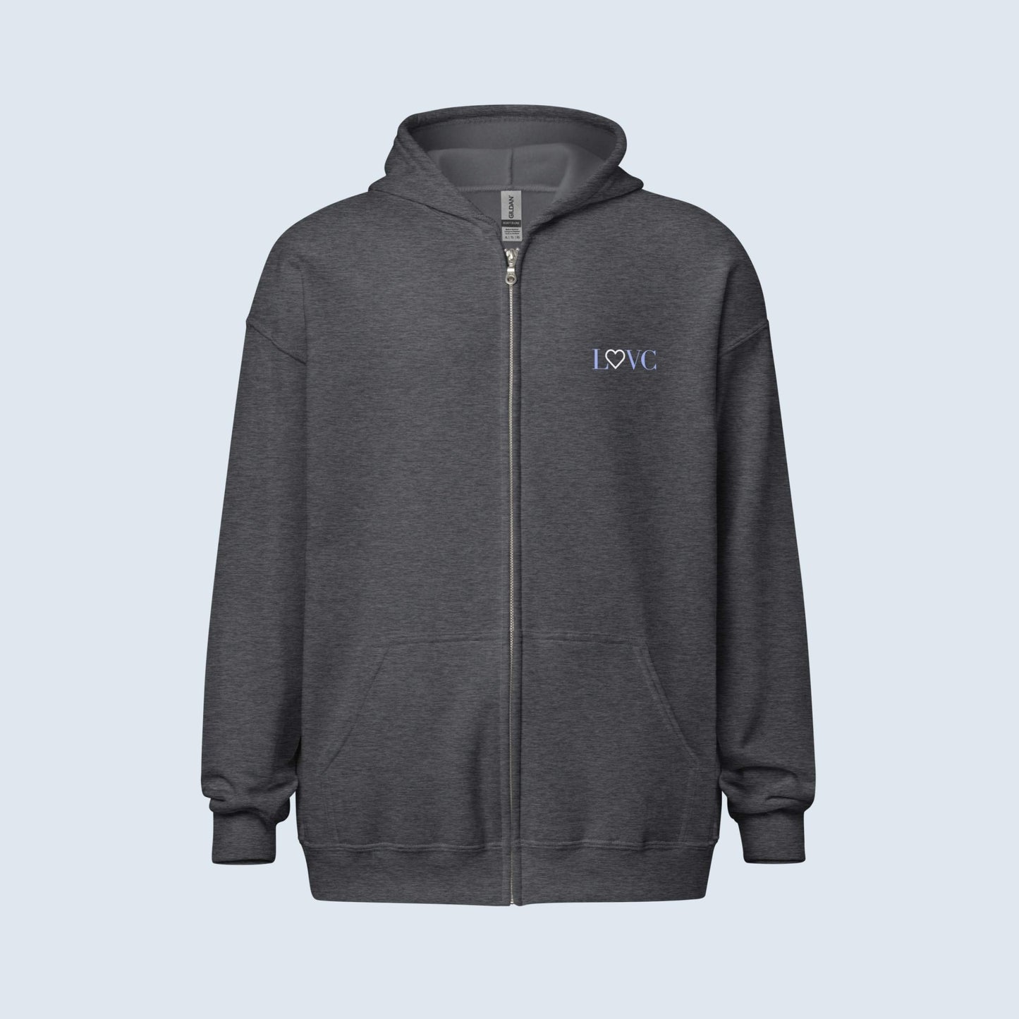 HOODIE CON CAPUCHA Y CREMALLERA HOMBRE LOGO CLASSIC