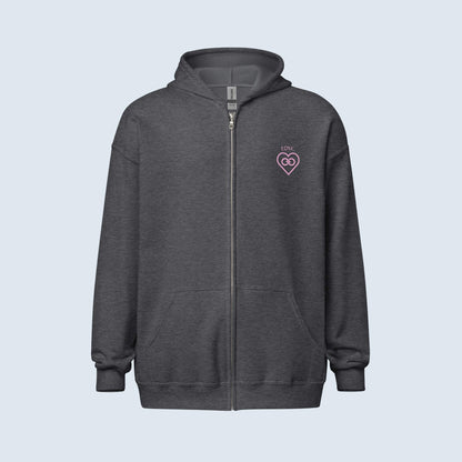 HOODIE CON CAPUCHA Y CREMALLERA MUJER INFINITE