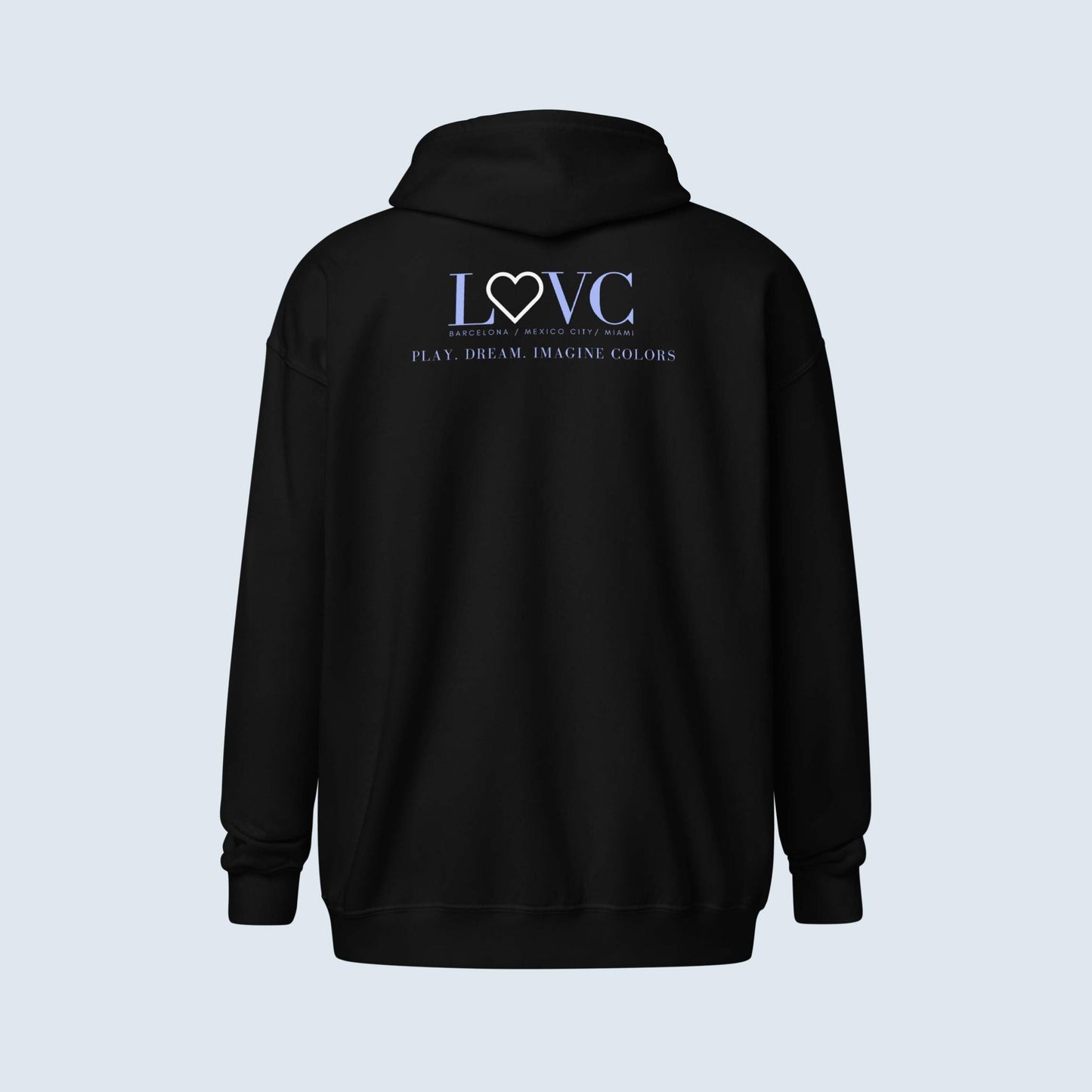 HOODIE CON CAPUCHA Y CREMALLERA MUJER LOGO CLASSIC