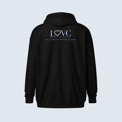 HOODIE CON CAPUCHA Y CREMALLERA MUJER LOGO CLASSIC