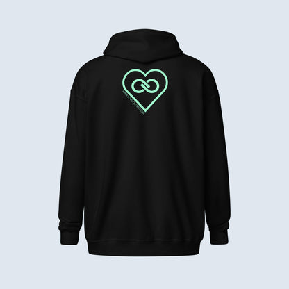 HOODIE CON CAPUCHA Y CREMALLERA MUJER INFINITE