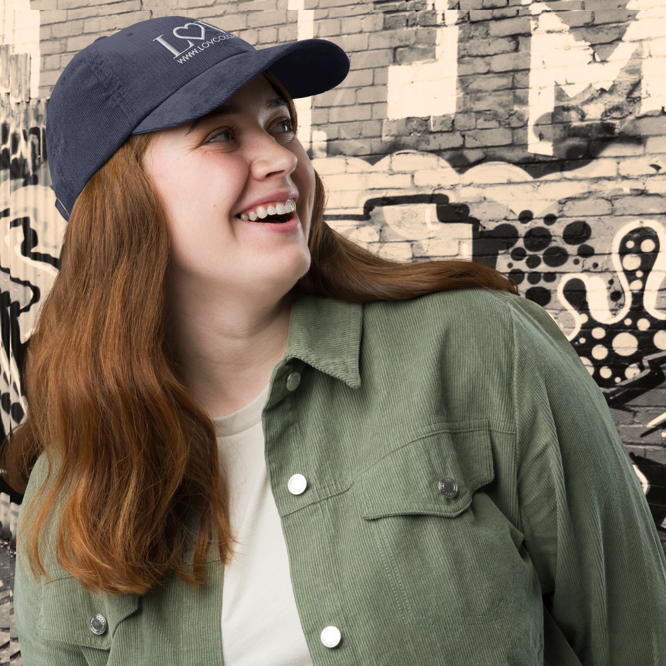 GORRA DE PANA VINTAGE MUJER LOGO