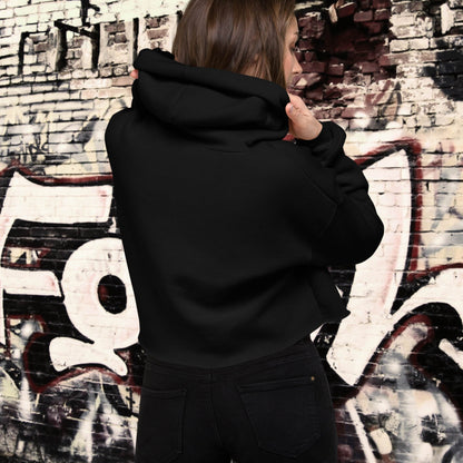 HOODIE CORTA CON CAPUCHA MUJER ANIMAL PRINT