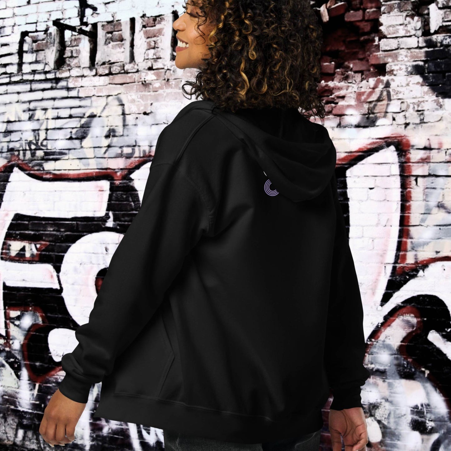 HOODIE CON CAPUCHA Y CREMALLERA MUJER COOL