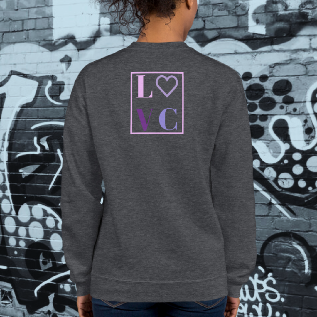 SUDADERA GRUESA MUJER LOGO BACK CUADRADO