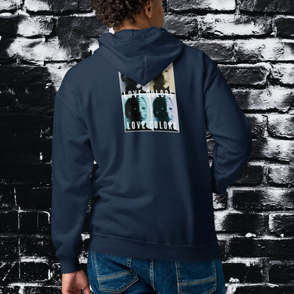 HOODIE CON CAPUCHA Y CREMALLERA HOMBRE SYMBOL &