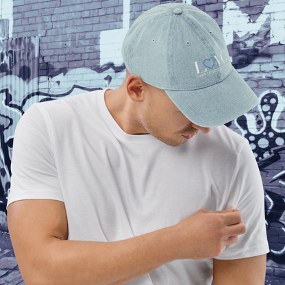 GORRA VAQUERA HOMBRE LOGO CORAZÓN AZUL