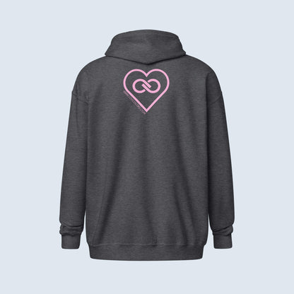 HOODIE CON CAPUCHA Y CREMALLERA MUJER INFINITE