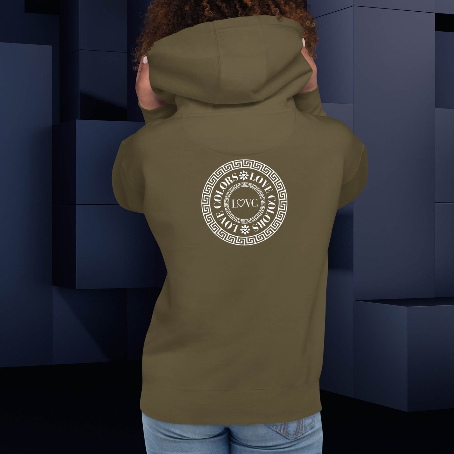 HOODIE CON CAPUCHA MUJER LOGO CIRCULO