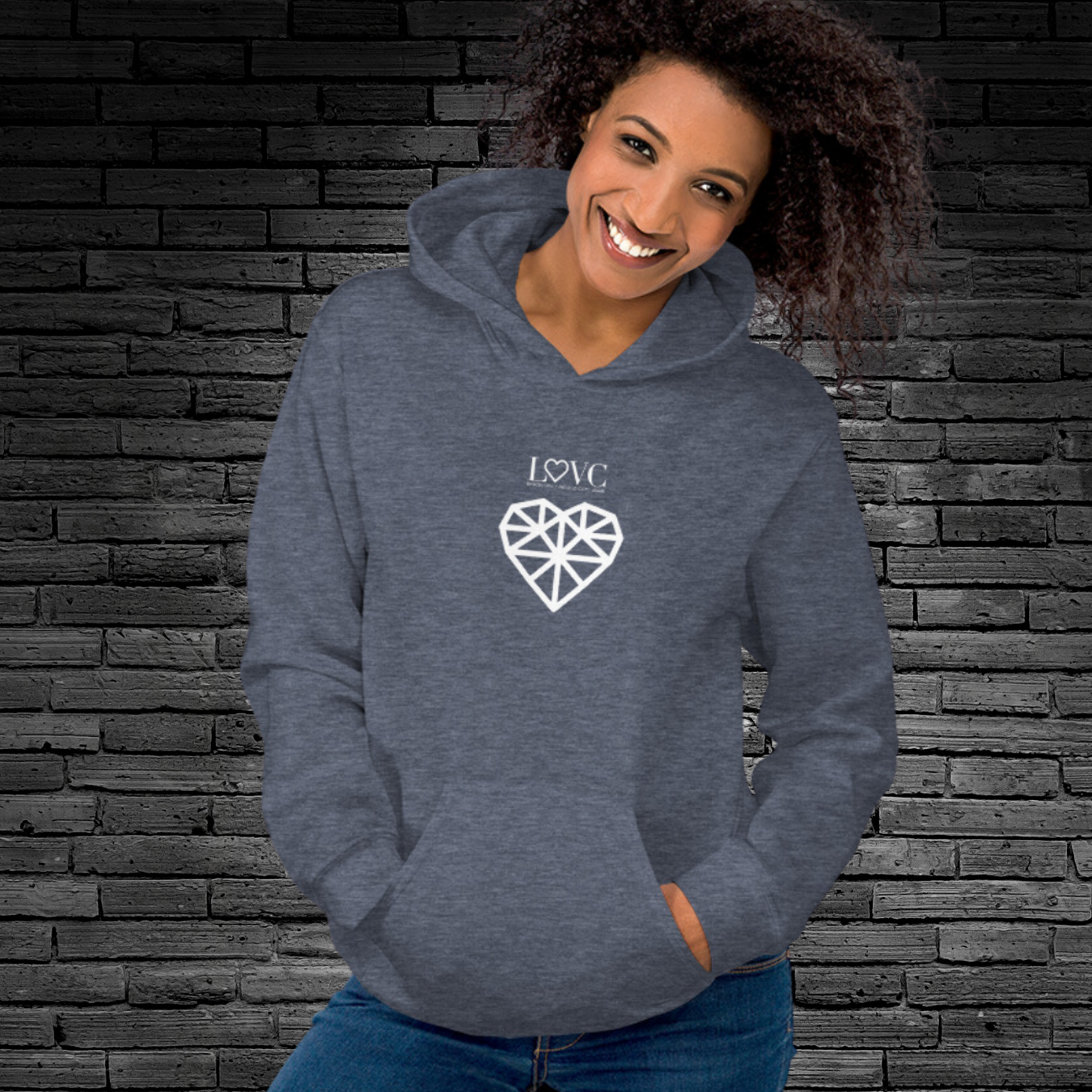 HOODIE CON CAPUCHA MUJER DIAMOND