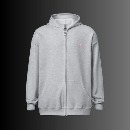 HOODIE CON CAPUCHA Y CREMALLERA HOMBRE LOGO CLASSIC