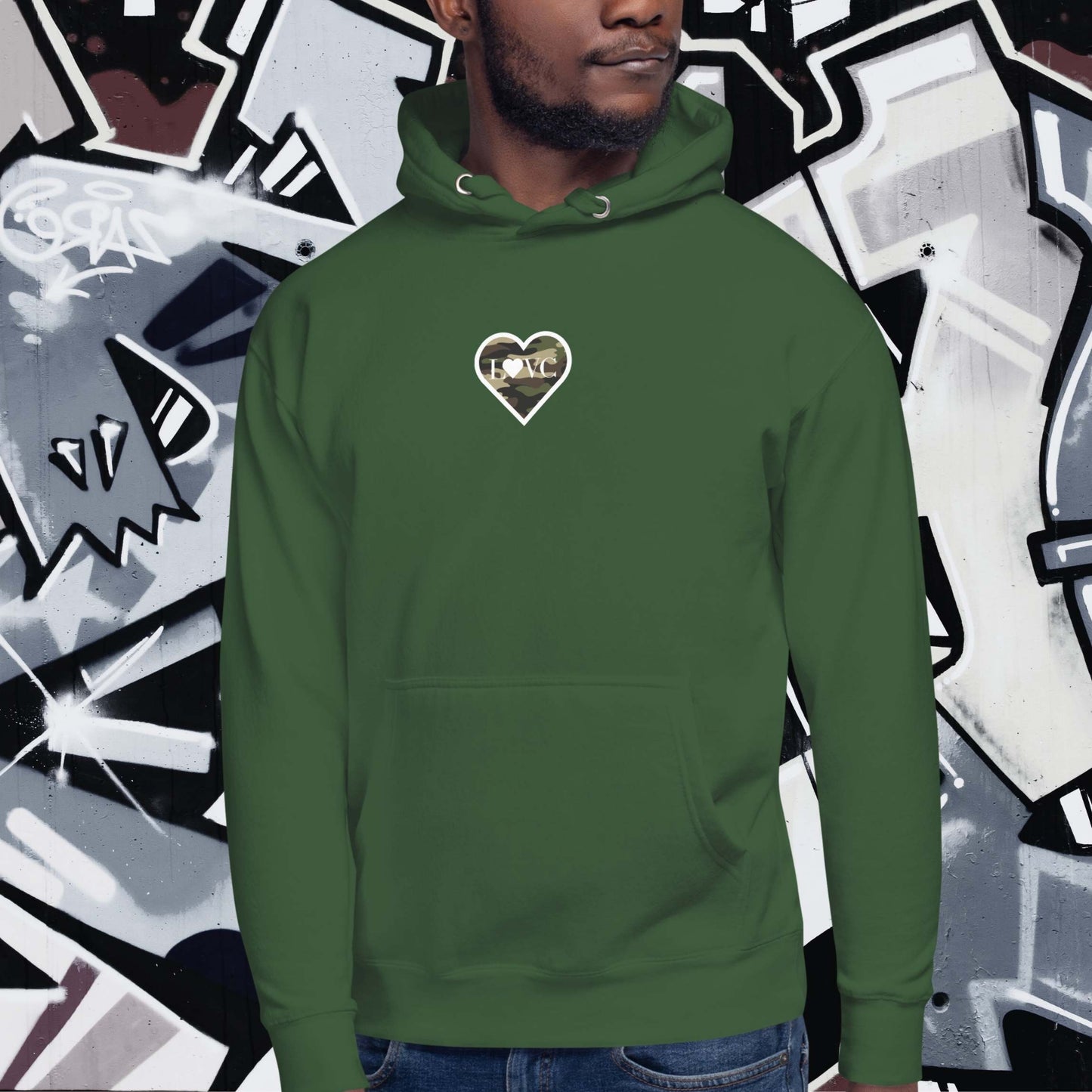 HOODIE CON CAPUCHA HOMBRE MILITAR